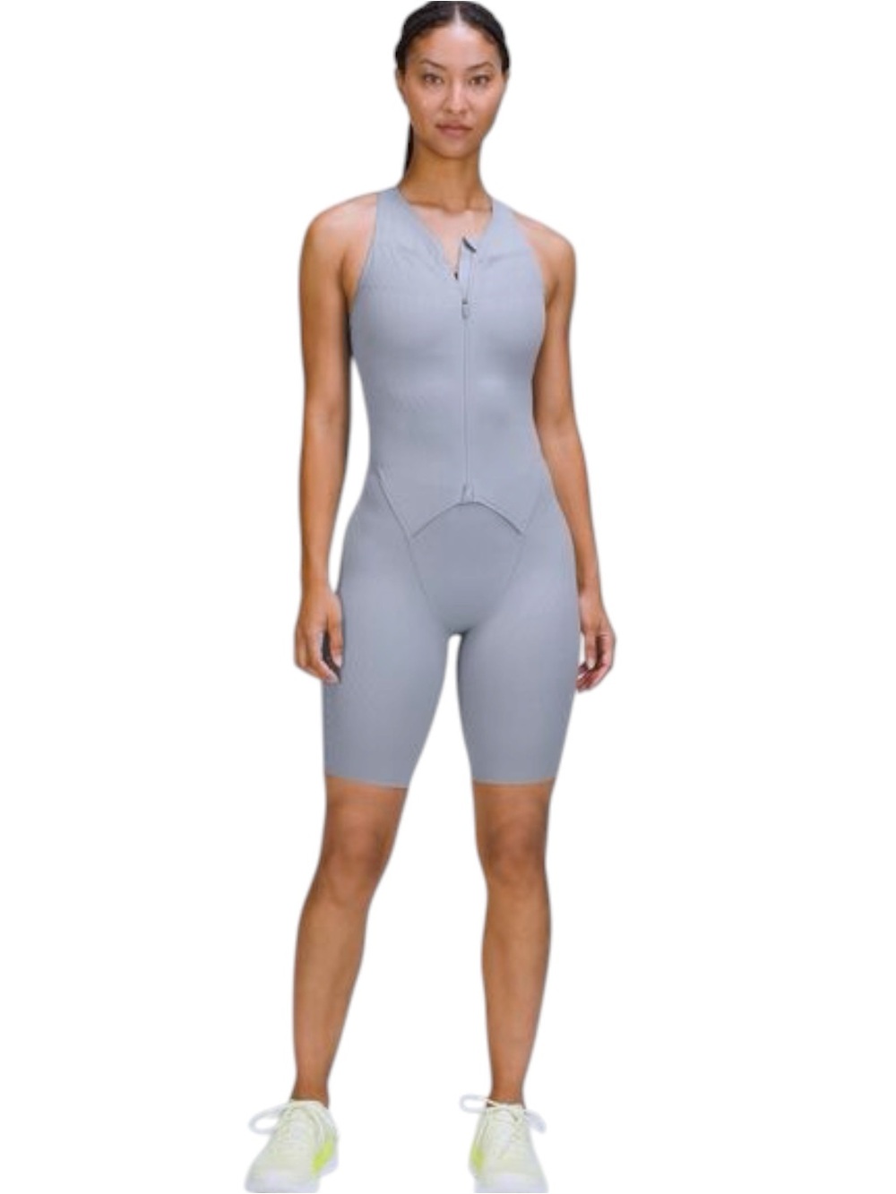 NWT Lululemon SenseKnit Running One-Piece size 2 in Rhino Gray